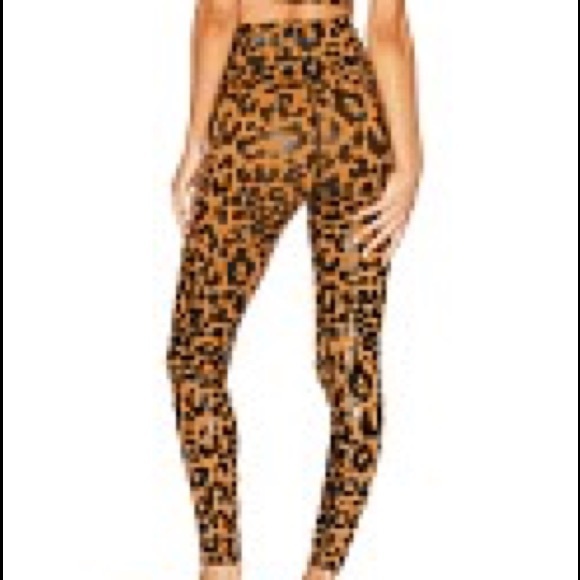 Beach Riot Piper Leggings Shiny Leopard - Picture 2 of 7